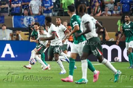 Partida entre Palmeiras e Chelsea pelo Mundial de Clubes da FIFA