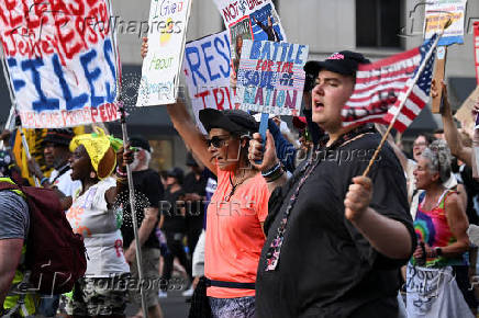 'Good Trouble Lives On' protest in Washington