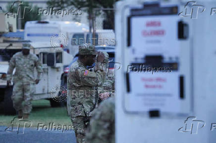 U.S. President Trump deploys the National Guard and federalizes the Metropolitan Police Department, in Washington