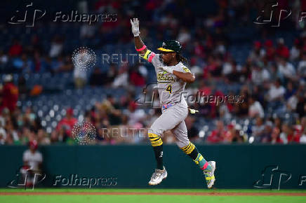 MLB: Athletics at Los Angeles Angels