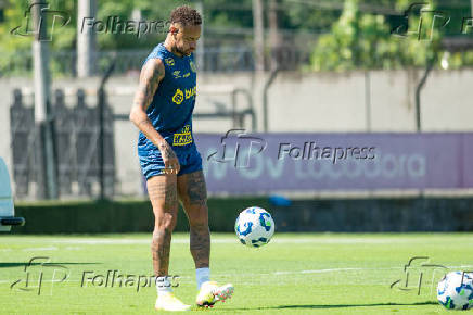 TREINO DA EQUIPE DO SANTOS FC