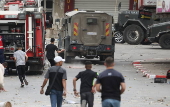 Dozens of Palestinians injured after Israeli forces raid West Bank city of Nablus
