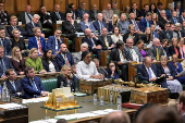 Prime Minister's Questions at the House of Commons in London