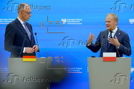 New German Chancelor Merz visits Warsaw