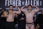 Johnny Fisher v David Allen - Weigh-in