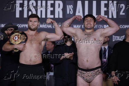 Johnny Fisher v David Allen - Weigh-in