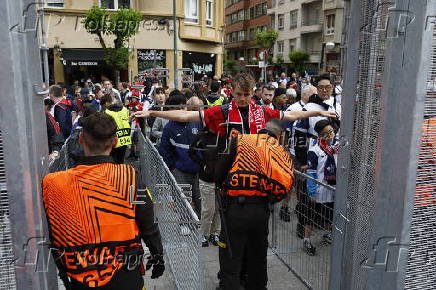 Bilbao monta anillos de seguridad por la final de la UEFA Europa League