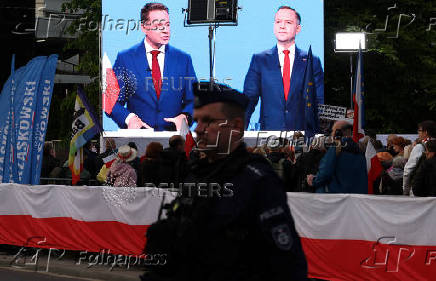 Poland's Presidential candidates hold final debate at Polish Television in Warsaw