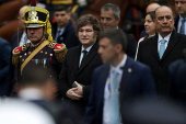 Argentina's President Milei attends the traditional Te Deum to mark the anniversary of the May Revolution, in Buenos Aires