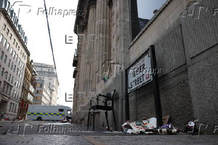 Aftermath of car ramming incident in Liverpool
