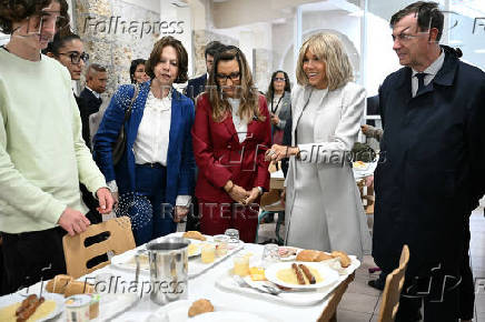Brazilian President Luiz Inacio Lula da Silva and his wife Rosangela da Silva visit France