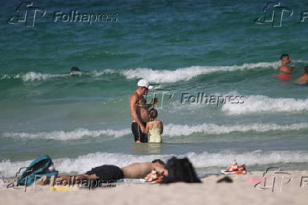 Ponto do píer da praia sul.