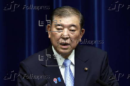 Japan's Prime Minister Ishiba holds press conference in Tokyo