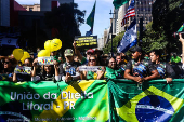 Ato em São paulo convocado por Jair Bolsonaro
