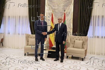 Spanish Prime Minister Pedro Sanchez visits Mauritania
