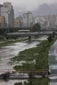 Seoul walking trail closed due to rising stream after heavy rain