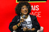 Entrevista com executivos no Festival Colabora Moda Sustentável - SP