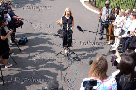White House Press Secretary Karoline Leavitt at the White House
