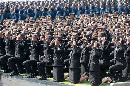 Inauguration ceremony of military and police officers