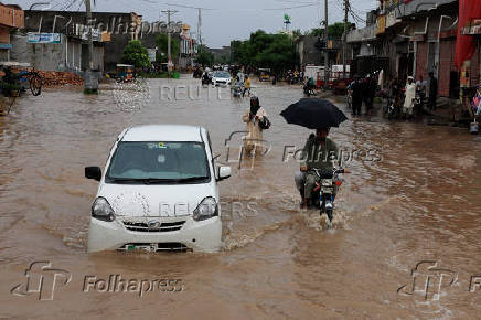 Water levels rise as monsoon rains hit Sialkot