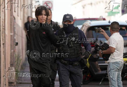 Protest following the murder of Mayor Carlos Manzo, in Morelia