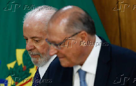 O presidente Lula e o vice-presidente Geraldo Alckmin
