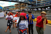 Protest against a security memorandum signed between the Panama's government and U.S., in Panama City