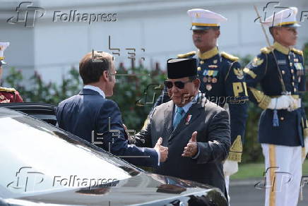 France's President Emmanuel Macron visits Indonesia