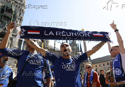 Champions League - Final - Paris St Germain and Inter Milan fans gather in Munich