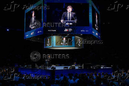 Argentine's President Milei attends the Madrid Economic Forum
