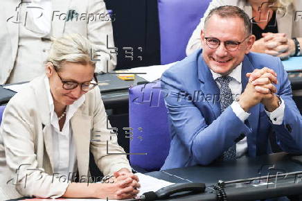 Plenary session of the German Bundestag in Berlin