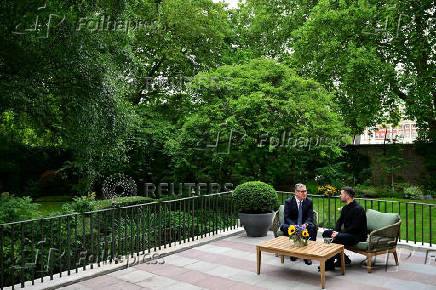 British PM Starmer and Ukrainian President Zelenskiy meet in London