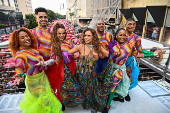 Daniela Mercury no Bloco Pipoca da Rainha, na rua da Consolação