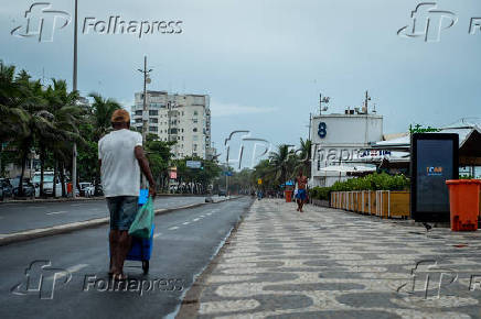 Movimentacao na Praia de Ipanema
