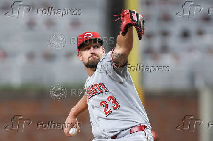 MLB: Cincinnati Reds at Atlanta Braves