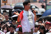 Presidential candidates attend their election campaign rallies
