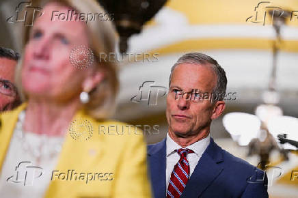 Press conference following weekly policy luncheon, in Washington
