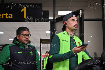 Bolivian soccer team back home after being held unexpectedly in Venezuela, in El Alto
