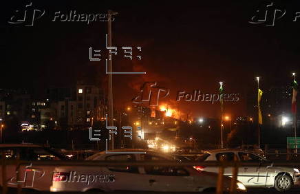 Israel launches airstrike on oil warehouse in Tehran