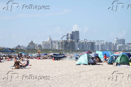 Ponto do píer da praia sul.