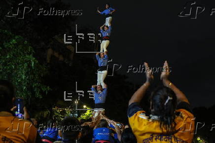 Janmashtami festival celebration in Mumbai