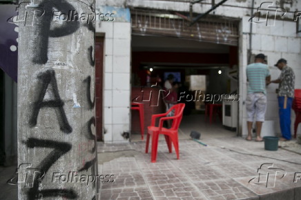 Bar onde parte das vítimas da chacina foram atingidas em Osasco/SP
