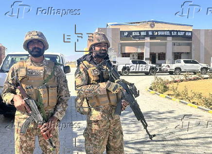 Aftermath of attack on Pakistani military college near Afghan border