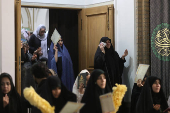 Death anniversary of Imam Ali and Laylat al-Qadr during the holy month of Ramadan, at the shrine of Abdol-Azim in Tehran