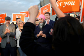 New Democratic Party (NDP) leader Jagmeet Singh visits Winnipeg