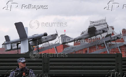 Rehearsal for Victory Day parade in Moscow