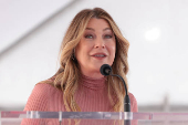 Actor Ellen Pompeo unveils her star on the Hollywood Walk of Fame in Los Angeles