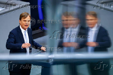 Election of a new German Chancellor, in Berlin