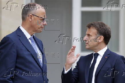 New German Chancellor Merz visits Paris