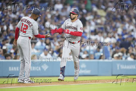 MLB: Washington Nationals at Los Angeles Dodgers